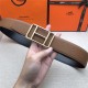 Hermes Cape Town belt buckle & Reversible leather strap 38 mm Togo Camel High