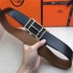 Hermes Cape Town belt buckle & Reversible leather strap 38 mm Togo Camel High