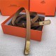 Hermes Kelly 18 belt Epsom Camel High