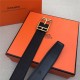 Hermes Cape Code 32 reversible belt Epsom Black High