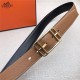 Hermes Cape Code 32 reversible belt Epsom Camel High