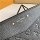 Louis Vuitton DAILY POUCH Monogram Empreinte Black High