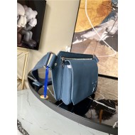 LV Aerogram Slingbag grained calf Blue High