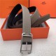 Hermes Society 32 reversible belt Epsom Grey High