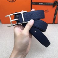 Hermes Quentin reversible belt 32 mm Togo Navy High