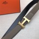 Hermes H belt buckle & reversible strap 32/38 mm Togo Grey High