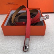 Hermes Kelly 18 belt Epsom Red High