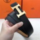 Hermes H belt buckle & reversible strap 32 mm Epsom Camel High