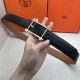 Hermes Reversible belt 32 mm Epsom Camel High