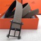 Hermes Reversible belt 32 mm Epsom Grey High