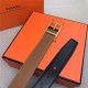 Hermes Quentin reversible belt 32 mm Epsom Camel High