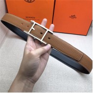 Hermes Quentin reversible belt 32 mm Epsom Camel High