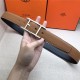 Hermes Quentin reversible belt 32 mm Epsom Camel High