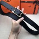 Hermes Society 32 reversible belt Togo Black High