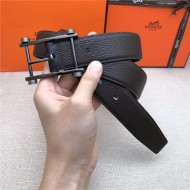 Hermes Reversible belt 32 mm Togo Coffee High