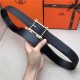 Hermes Reversible belt 32 mm Togo Black High