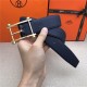 Hermes Reversible belt 32 mm Togo Navy High