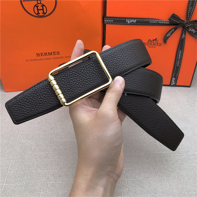 Hermes Code 32/38 reversible belt Togo Coffee High