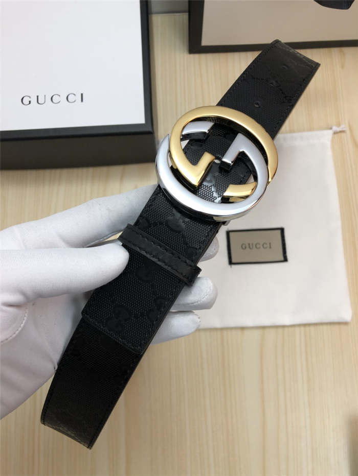 Gucci GG Supreme belt with G buckle 38mm High