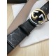 Gucci GG Supreme belt with G buckle 38mm High