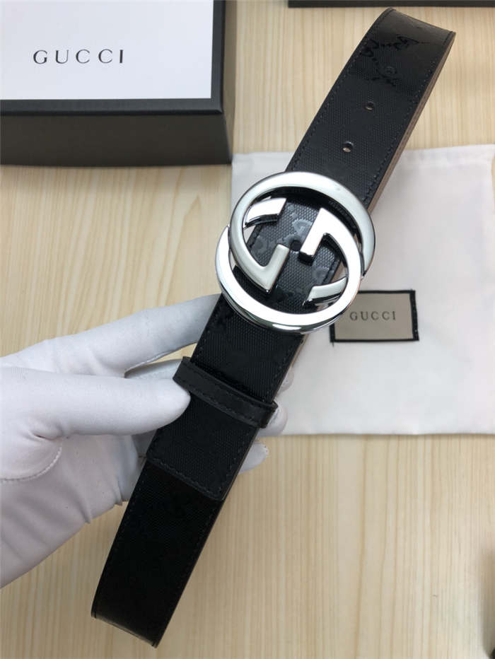 Gucci GG Supreme belt with G buckle 38mm High