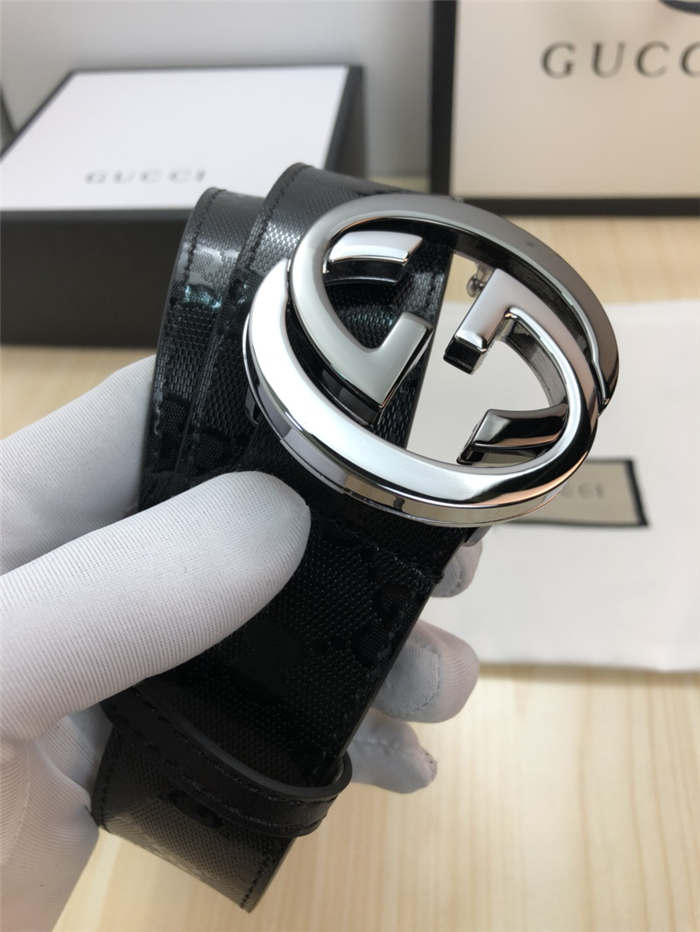 Gucci GG Supreme belt with G buckle 38mm High