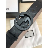 Gucci GG Supreme belt with G buckle 38mm High