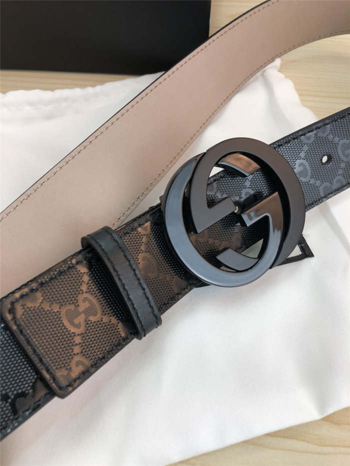 Gucci GG Supreme belt with G buckle 38mm High