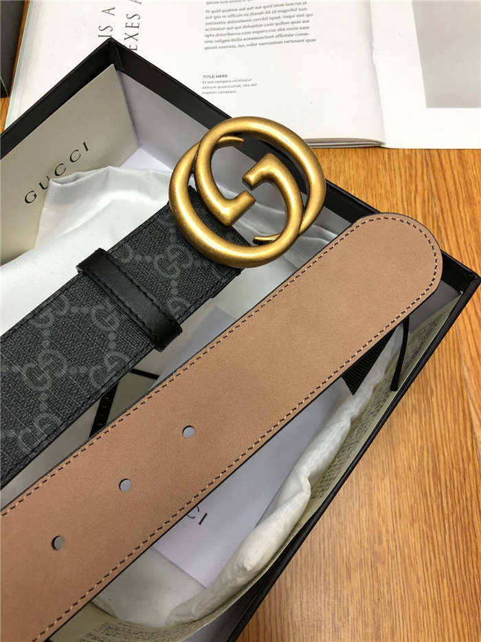 Gucci GG belt with interlocking G buckle 38mm High