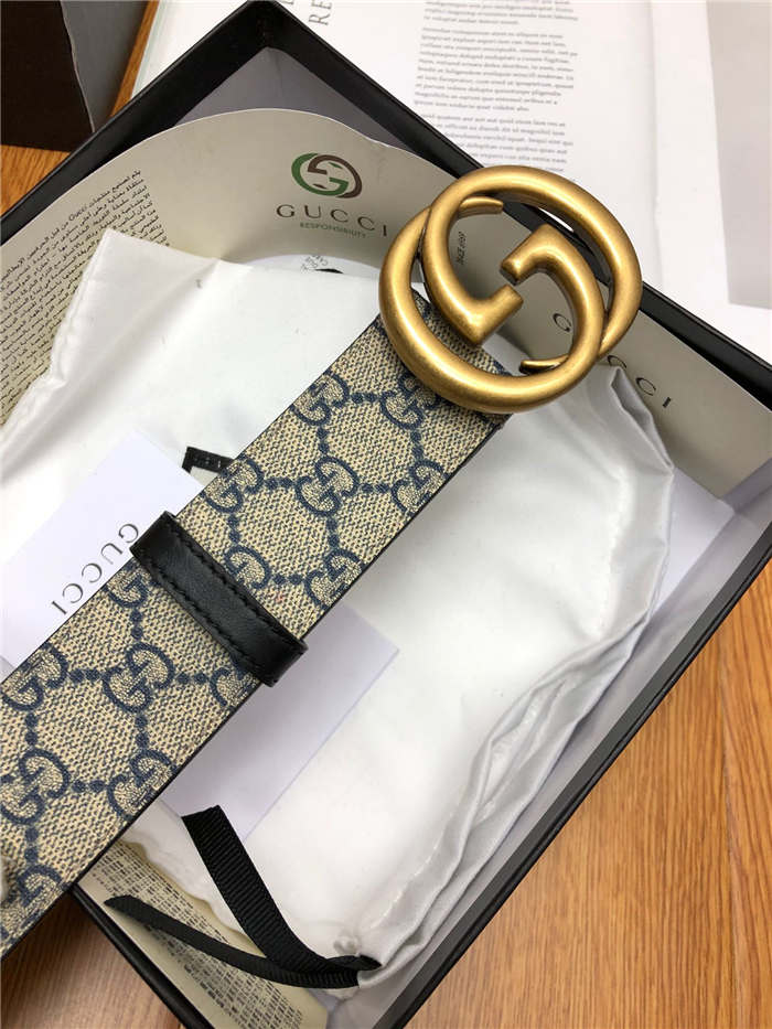 Gucci GG belt with interlocking G buckle 38mm High