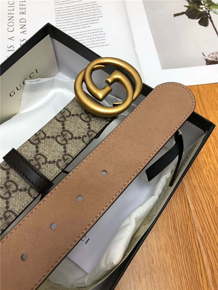 Gucci GG belt with interlocking G buckle 38mm High