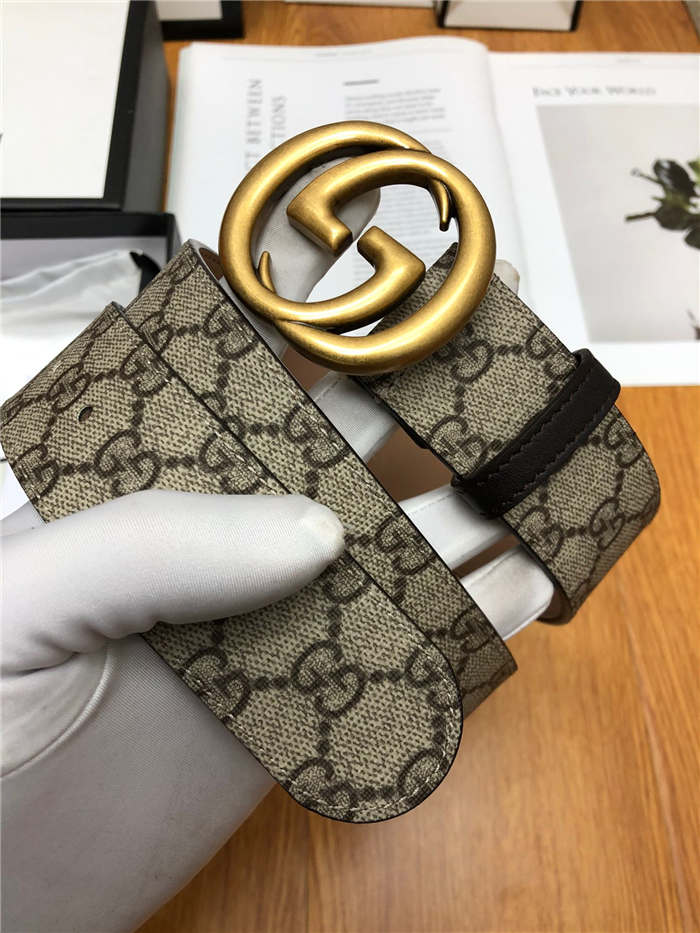 Gucci GG belt with interlocking G buckle 38mm High