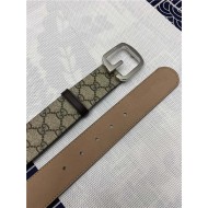 Gucci GG belt with G buckle Silver 38mm High