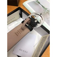 Gucci GG belt with G buckle Silver 38mm High