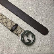 Gucci GG Supreme belt with G buckle 38mm High