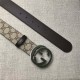 Gucci GG Supreme belt with G buckle 38mm High