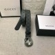 Gucci GG Supreme belt with G buckle 35/38mm High