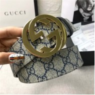 Gucci GG Supreme belt with G buckle 35/38mm High