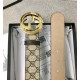 Gucci GG Supreme belt with G buckle 35/38mm High