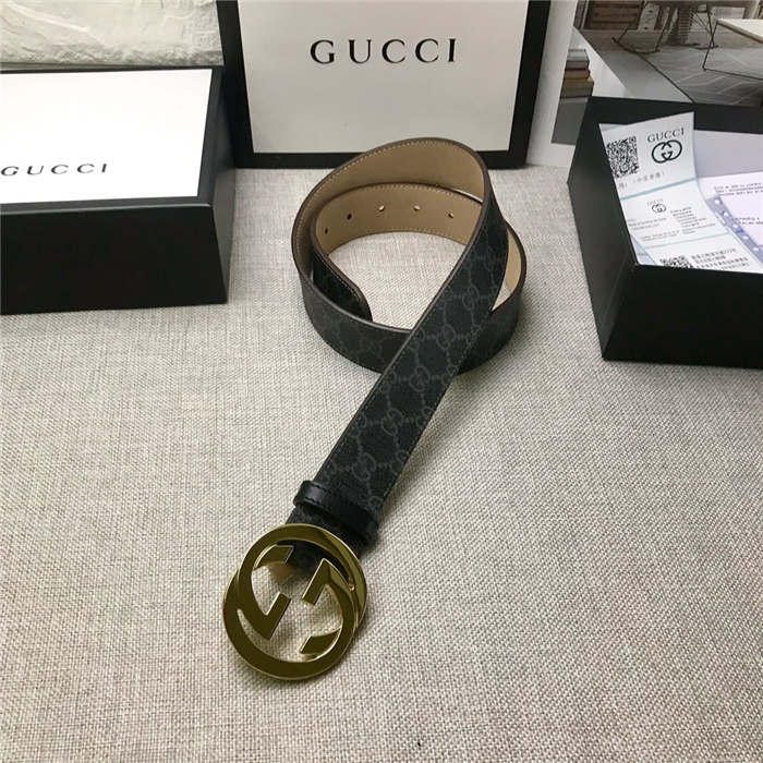 Gucci GG Supreme belt with G buckle 35/38mm High