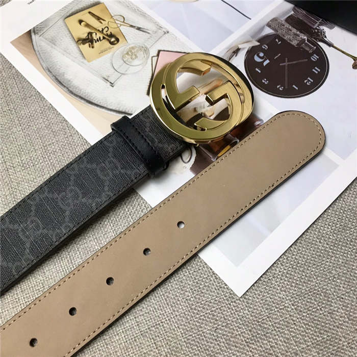 Gucci GG Supreme belt with G buckle 35/38mm High