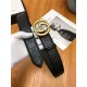 Gucci Signature belt with interlocking G buckle 38mm Anti-Gold High