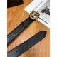 Gucci Signature belt with interlocking G buckle 38mm Anti-Gold High