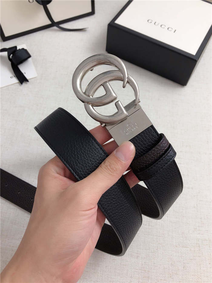 Gucci Reversible belt with Double G buckle 40mm High