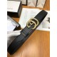 Gucci Reversible belt with Double G buckle 38mm Gold High