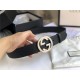 Gucci Leather belt with interlocking G buckle 38mm High