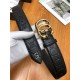 Gucci Signature belt with G buckle 38mm Gold High