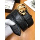 Gucci Signature belt with G buckle 38mm Gold High