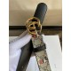 Gucci GG belt with Double G buckle 35mm Mickey High