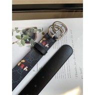 Gucci GG belt with Double G buckle 35mm Mickey High